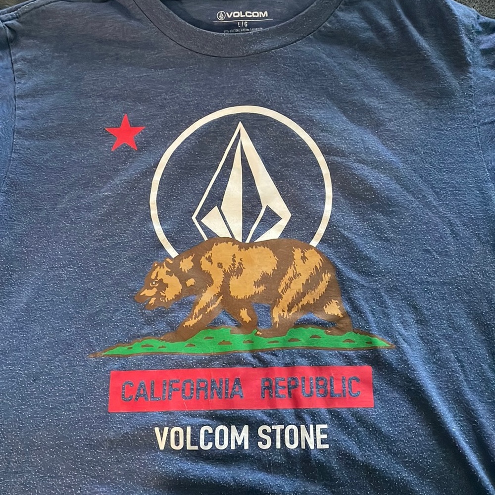 Blue Volcom T-shirt (Boys Lg)